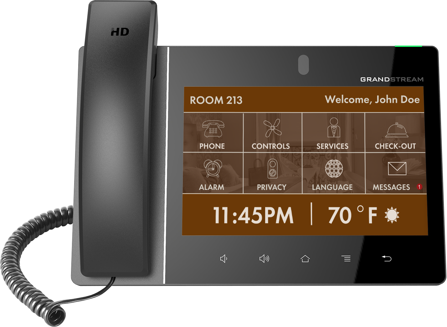 Latitude All-In-One welcome screen